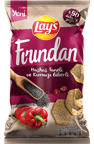 Lay's Fırından Haşhaş Taneli ve Kırmızı Biberli Paket